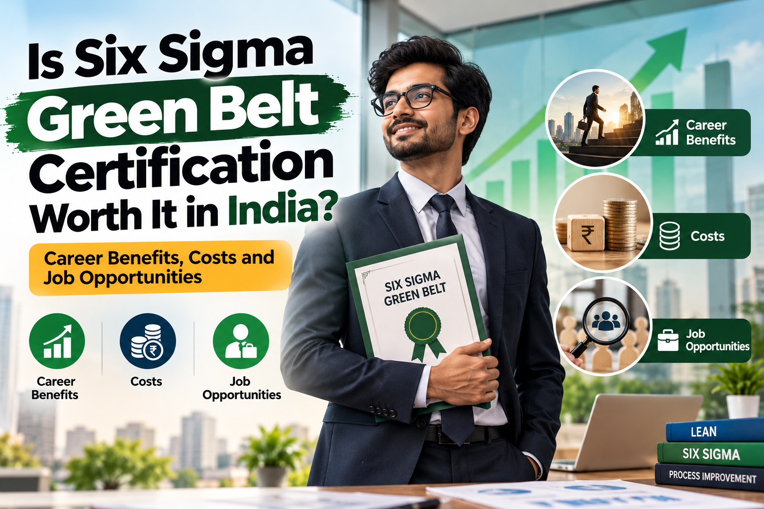 Is Six Sigma Green Belt Certification Worth It in India? Career Benefits, Costs and Job Opportunities